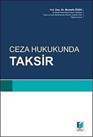 Ceza Hukukunda Taksir