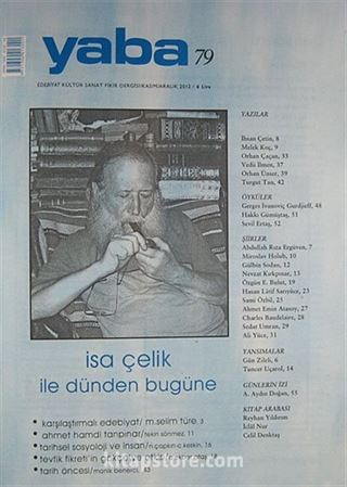 Yaba Edebiyat Sayı:79 Kasım - Aralık 2012