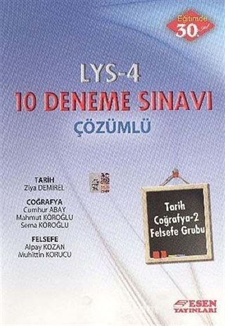 LYS-4 10 Deneme Sınavı / Tarih-Coğrafya 2- Felsefe Grubu