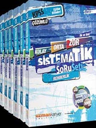 2013 KPSS Eğitim Bilimleri Sistematik Soru Seti (6 Kitap)