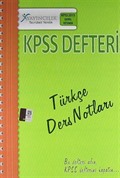 2013 Genel Yetenek KPSS Defteri Türkçe Ders Notları