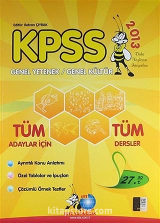 2013 KPSS Genel Yetenek Genel Kültür / Tüm Adaylar İçin-Tüm Dersler
