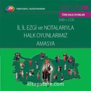 TRT Arşiv Serisi 149 / İl İl Ezgi ve Notalarıyla Halk Oyunlarımız Amasya - DVD+2CD