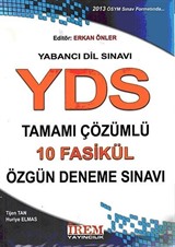 YDS Tamamı Çözümlü 10 Fasikül Özgün Deneme Sınavı