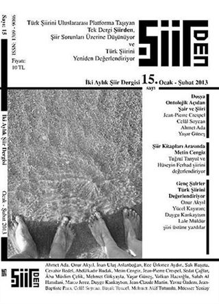 Şiirden İki Aylık Şiir Dergisi Sayı:15 Ocak - Şubat 2013