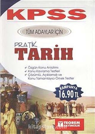 KPSS Pratik Tarih Tüm Adaylar İçin