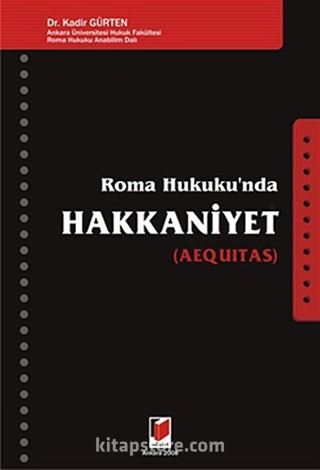 Roma Hukuku'nda Hakkaniyet