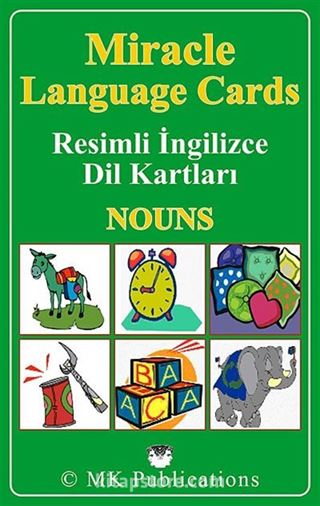 Miracle Language Cards - Nouns / Resimli İngilizce Dil Kartları