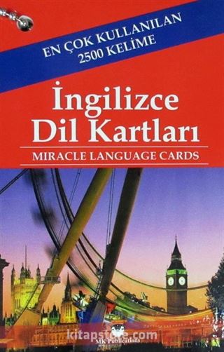 Miracle Language Cards / İngilizce Dil Kartları 2500 Kelime