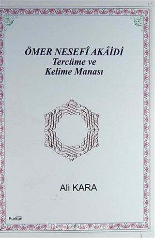 Ömer Nesefi Akaidi Tercüme ve Kelime Manası