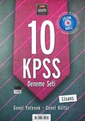 KPSS Lisans 10 Deneme Seti / Genel Yetenek - Genel Kültür (Çözüm DVD'li)