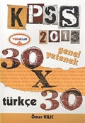 2013 KPSS Genel Yetenek 30x30 Türkçe Deneme
