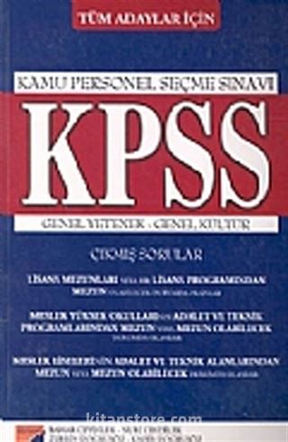 Tüm Adaylar İçin KPSS Genel Yetenek Genel Kültür Çıkmış Sorular