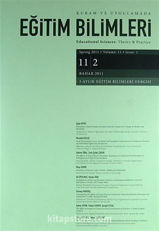 Kuram ve Uygulamada Eğitim Bilimleri 3 Aylık Eğitim Bilimleri Dergisi 11/2 Bahar 2011