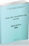 Türk Dili Araştırmaları Yıllığı Belleten 2000