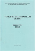 Türk Dili Araştırmaları Yıllığı Belleten 2002 / 1