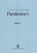 Türk Dili Araştırmaları Yıllığı Belleten 2007 / 1