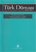 Türk Dünyası Dil ve Edebiyat Dergisi Sayı: 21