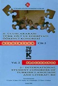 II. Uluslararası Türk Dili ve Edebiyatı Öğrenci Kongresi Cilt:2