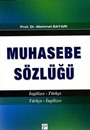 Muhasebe Sözlüğü İngilizce Türkçe -Türkçe İngilizce