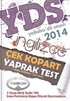 2014 YDS İngilizce Çek Kopart Yaprak Test