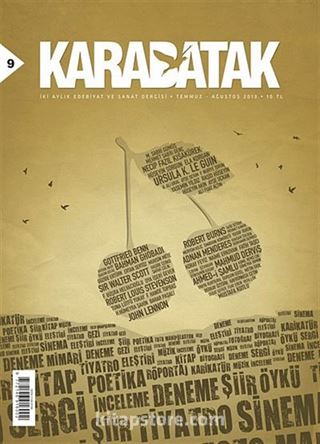 Karabatak İki Aylık Edebiyat ve Sanat Dergisi Temmuz - Ağustos 2013 Sayı:9