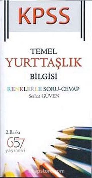 2013 KPSS Temel Yurttaşlık Bilgisi Renklerle Soru Cevap