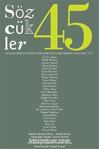 Sözcükler İki Aylık Edebiyat Dergisi Sayı:45 Eylül-Ekim 2013