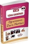 10. Sınıf Türk Edebiyatı Öğretmenin Ders Notları