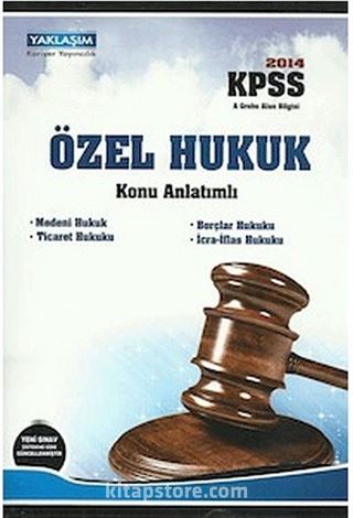 2014 KPSS Özel Hukuk Konu Anlatımlı