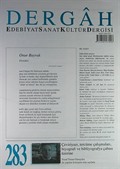 Dergah Edebiyat Sanat Kültür Dergisi Sayı:283 Eylül 2013