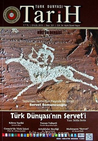 Türk Dünyası Araştırmaları Vakfı Tarih Dergisi Eylül 2013 / Sayı:321