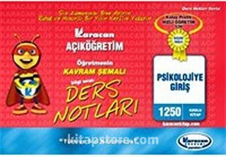 1.Sınıf Psikolojiye Giriş Kavram Şemalı Ders Notları (Kod:1250)