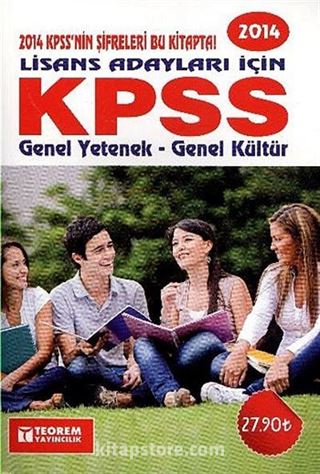 2014 KPSS Lisans Adayları İçin Genel Yetenek-Genel Kültür