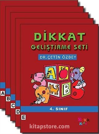 Dikkat Geliştirme Seti 4.Sınıf (5 Kitap)