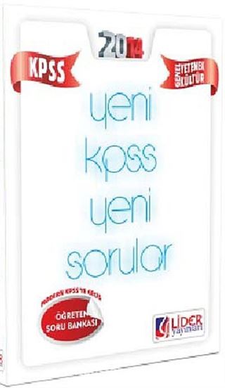 2014 KPSS Yeni Kpss Yeni Sorular