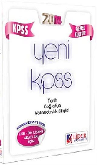 2014 KPSS Genel Kültür Yeni Kpss (Kod:GK-225-DNM)