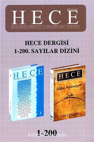 Hece Dergisi 1-200. Sayılar Dizini