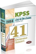 2014 KPSS Lise ve Önlisans Adayları İçin Genel Yetenek-Genel Kültür 41 Deneme Sınavı