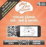 Toplam Çarpım Dizi-Seri-Matris