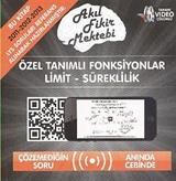 Özel Tanımlı Fonksiyonlar Limit-Süreklilik