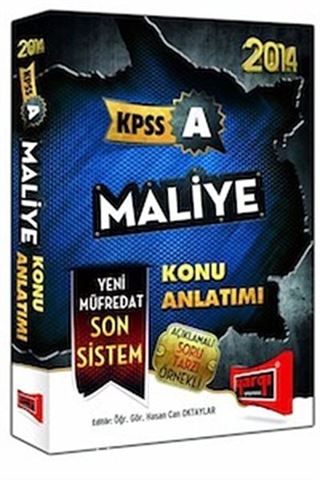 2014 KPSS A Maliye Konu Anlatımlı