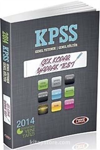 2014 KPSS Genel Yetenek Genel Kültür Çek Kopar Yaprak Test