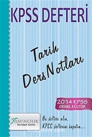 2014 KPSS Defteri Tarih Ders Notları