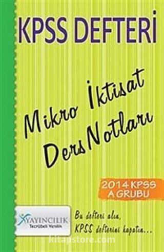 2014 KPSS Defteri Mikro İktisat Ders Notları