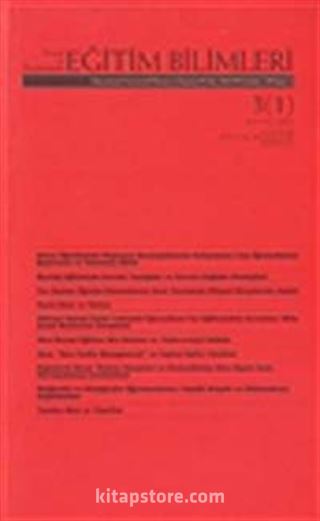 Kuram ve Uygulamada Eğitim Bilimleri Dergisi (3/1 Mayıs 2003)