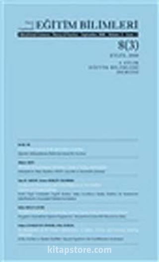 Kuram ve Uygulamada Eğitim Bilimleri Dergisi (8/3 Eylül 2008)