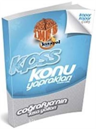 2014 KPSS Coğrafya'nın Kısa Yolları Konu Yaprakları