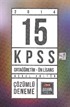 2014 KPSS Genel Kültür Ortaöğretim-Ön Lisans 15 Çözümlü Deneme