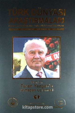 Türk Dünyası Araştırmaları Vakfı Dergisi Eylül - Ekim 2013 Sayı: 206